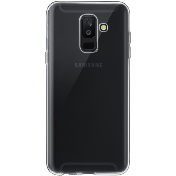 Custodia slim invisibile per Samsung Galaxy A6 + (2018) 1,2 mm, trasparente