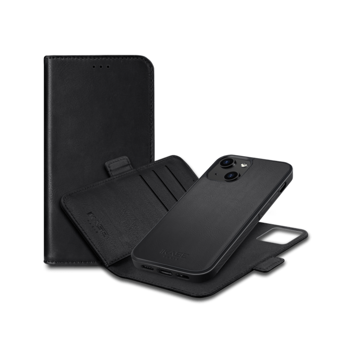 Etui & Coque robuste magn&eacute;tique 2-en-1 pour Apple iPhone 13 mini, Noir Onyx