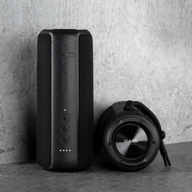 Sonik Surge Ultra Portable Waterproof Bluetooth Speaker (IPX7), Jet Black