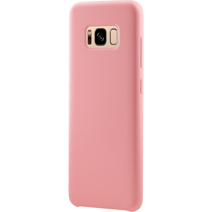Coque en Gel de Silicone Doux pour Samsung Galaxy S8, Rose Pêche