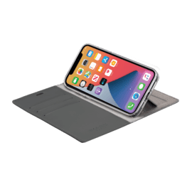 Diarycase 2.0 Coque clapet en cuir v&eacute;ritable avec support aimant&eacute; pour Apple iPhone 12 Pro Max, Rouge Bordeaux