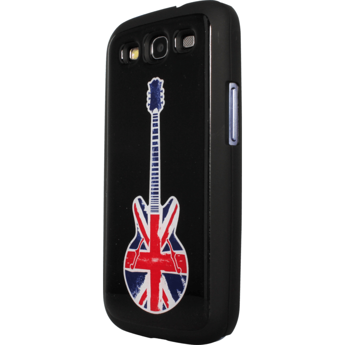 Coque pour Samsung Galaxy S3, silicone UK guitare