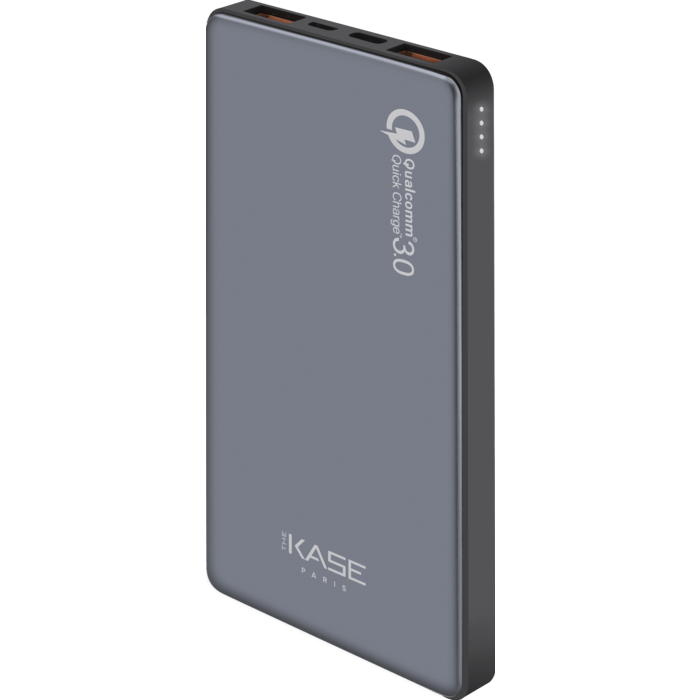 Batterie Externe PowerHouse Ultra Slim GEN 2.0 10 000mAh (37Wh), Gris Sidéral