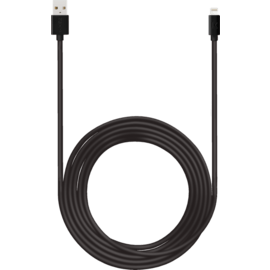 C&acirc;ble Lightning certifi&eacute; MFi Apple Charge/Sync (3M), Noir de Jais