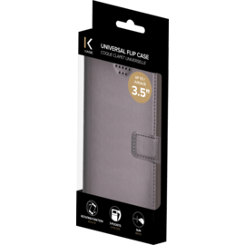 Coque clapet Universelle pour Smartphone (jusqu &agrave; 3.5 pouce), Gris anthracite