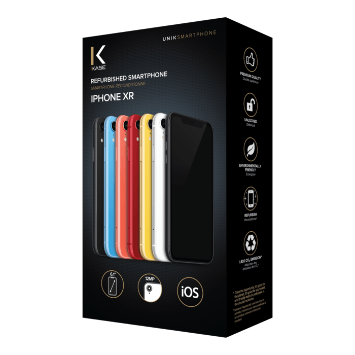 iPhone XR reconditionn&eacute; 64 Go, Rouge, d&eacute;bloqu&eacute;