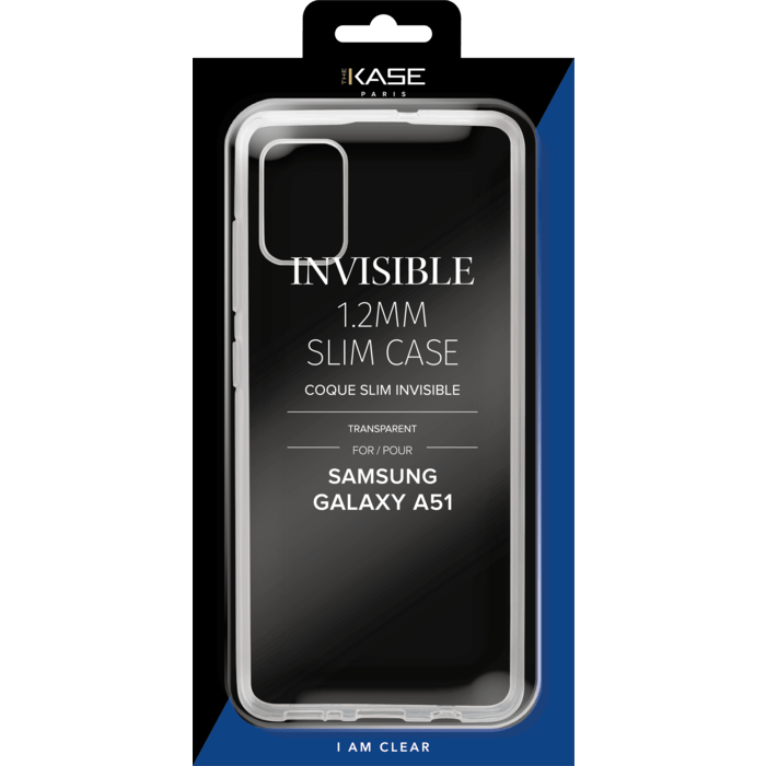 Coque Slim Invisible pour Samsung Galaxy A51 1.2mm, Transparente