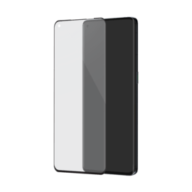 Protection d'écran en verre trempé Bord à Bord Incurvé pour OPPO Find X3 Neo, Noir