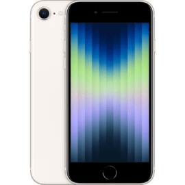 Case iPhone SE 2022 reconditionn&eacute; 64 Go, Lumi&egrave;re stellaire, SANS TOUCH ID, d&eacute;bloqu&eacute;