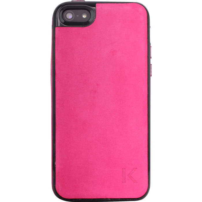 Coque silicone pour Apple iPhone 5/5s/SE, Daim Fuchsia