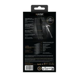 Protection d'&eacute;cran Priv&eacute;e en verre tremp&eacute; (100% de surface couverte) pour Apple iPhone 15, Noir