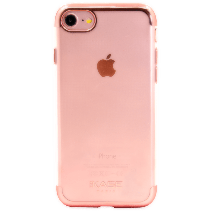 &Eacute;tui m&eacute;tallique invisible pour Apple iPhone 6/6s/7/8/SE 2020, rose
