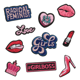 Girl Boss Stickers brodés