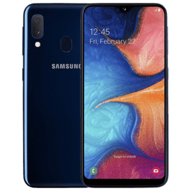 Galaxy A20e 2019 reconditionn&eacute; 32 Go, Bleu, d&eacute;bloqu&eacute;
