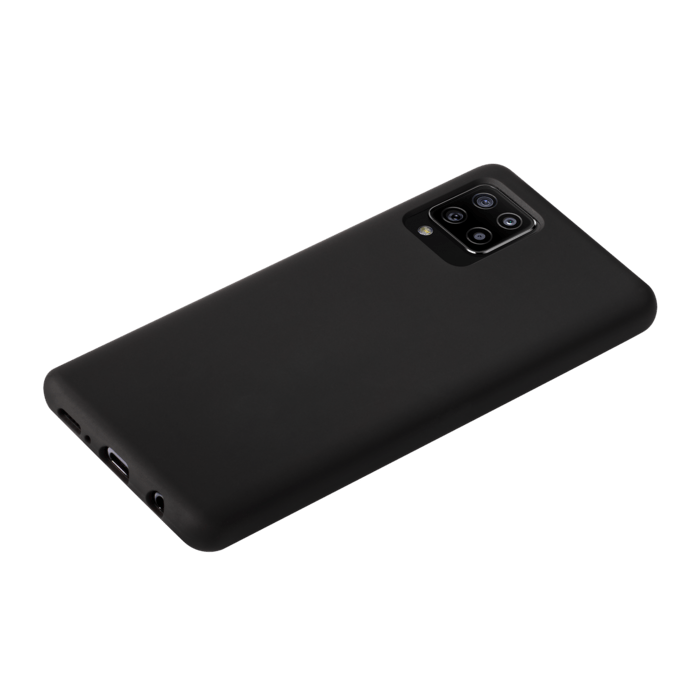 Coque en Gel de Silicone Doux pour Samsung Galaxy A42 5G, Noir satin