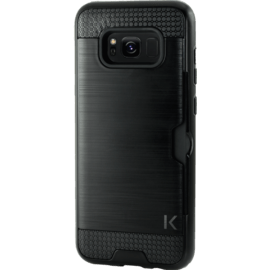 Case Anti-Shock Credit Card Case For Samsung Galaxy S8+, Black