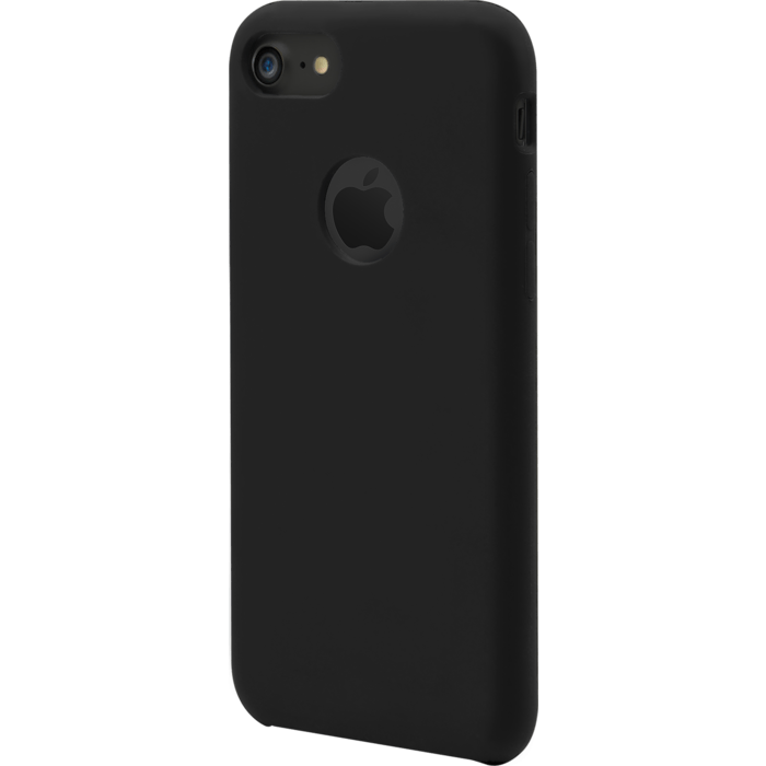 Soft gel silicone case for Apple iPhone 7/8, Satin Black
