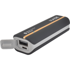PowerHouse Universelle batterie externe, 2600 mAh, Noir