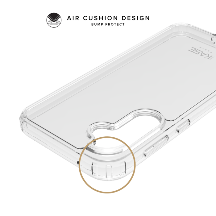 Coque hybride invisible pour Samsung Galaxy S23 FE 5G, Transparente