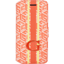 Guess G-Cube Coque clapet pour Apple iPhone 6/6s, Orange
