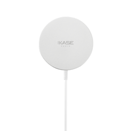 Caricatore rapido wireless magnetico (15W), bianco argento