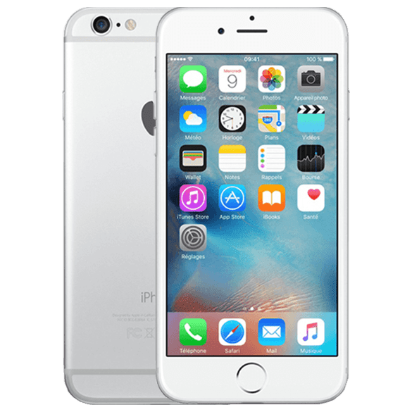 iPhone 6s reconditionn&eacute; 128 Go, Argent, SANS TOUCH ID, d&eacute;bloqu&eacute;