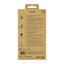 Coque hybride invisible fabriqu&eacute; avec 83% de plastique recycl&eacute; pour Samsung Galaxy S25 Ultra 5G, Transparente