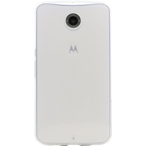 Coque silicone pour Motorola Google Nexus 6, Transparent