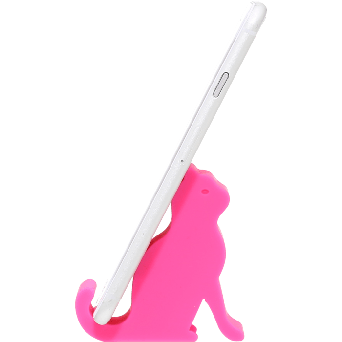 Support Petit Chat pour Smartphones, Rose