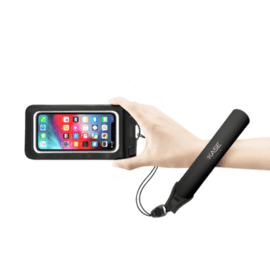 Dragonne flottante universelle en néoprène, noir de jais