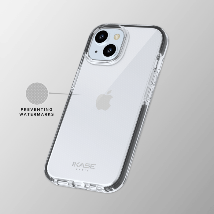 Coque Sport mesh pour Apple iPhone 15 Plus, Noir de jais
