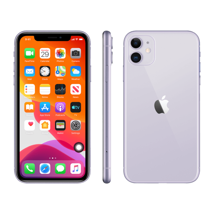 iPhone 11 reconditionn&eacute; 64 Go, Mauve, d&eacute;bloqu&eacute;