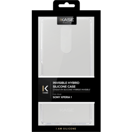 Coque hybride invisible pour Sony Xperia 1, Transparente