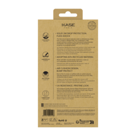Coque hybride invisible fabriqu&eacute; avec 83% de plastique recycl&eacute; pour Samsung Galaxy S25 5G, Transparente