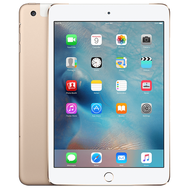 iPad mini 3 Wifi+4G reconditionn&eacute; 128 Go, Or