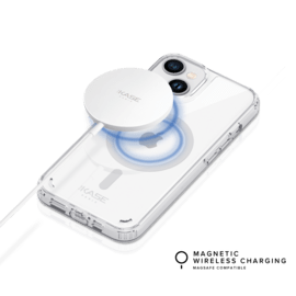 Coque antibact&eacute;rienne antichoc magn&eacute;tique invisible pour Apple iPhone 14, Transparente