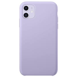 Coque en Gel de Silicone Doux pour Apple iPhone 11, Violet Lilas