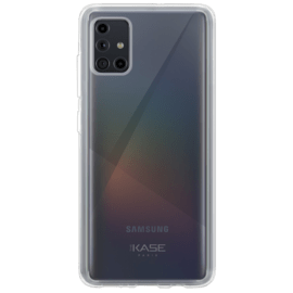 Coque hybride invisible pour Samsung Galaxy A51, Transparente