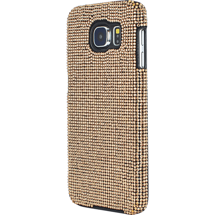 Coque pour Samsung Galaxy S6, Strass Or