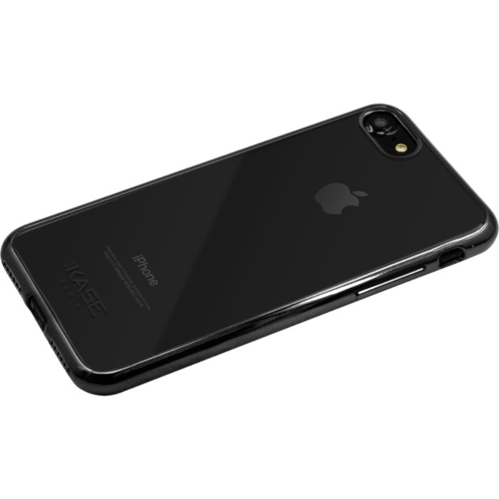 Étui galvanisé invisible pour Apple iPhone 7/8 / SE 2020, noir