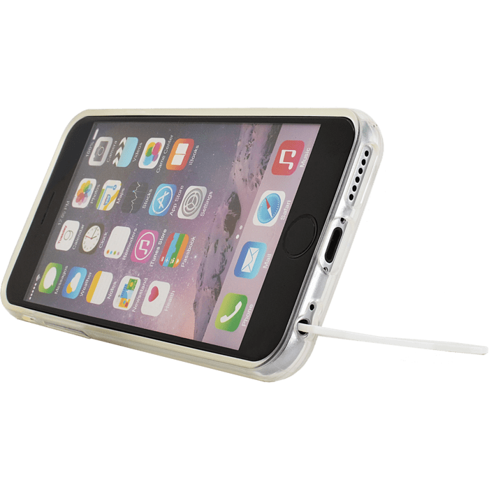 Coque selfie avec d&eacute;clencheur &agrave; distance Bluetooth pour iPhone 6/6s, Glacier Blanc