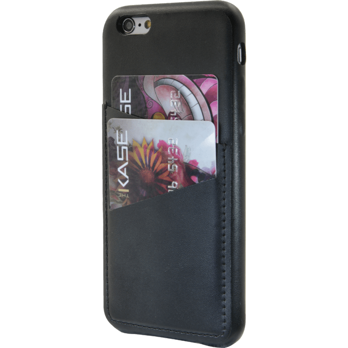 Coque classique avec pochette CB pour Apple iPhone 6/6s, Noir