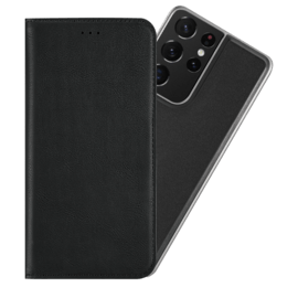 Etui et Coque slim magn&eacute;tique 2-en-1 GEN 2.0 pour Samsung Galaxy S21 Ultra 5G, Noir