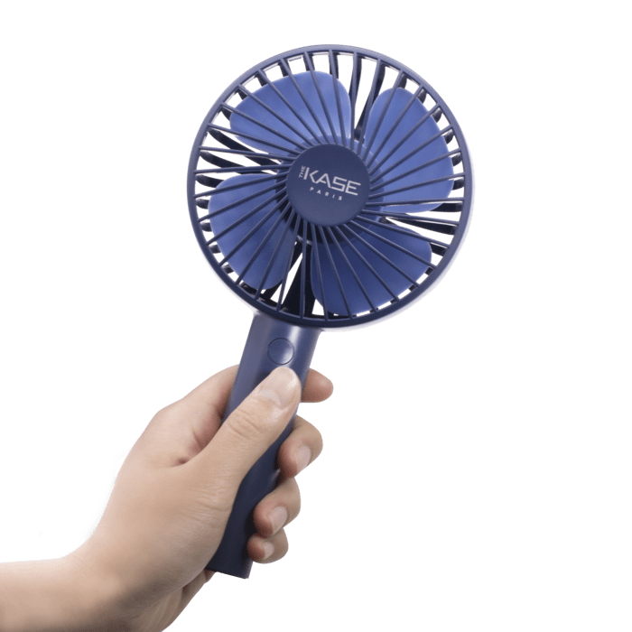 Mini Ventilateur Portable, Bleu Marine