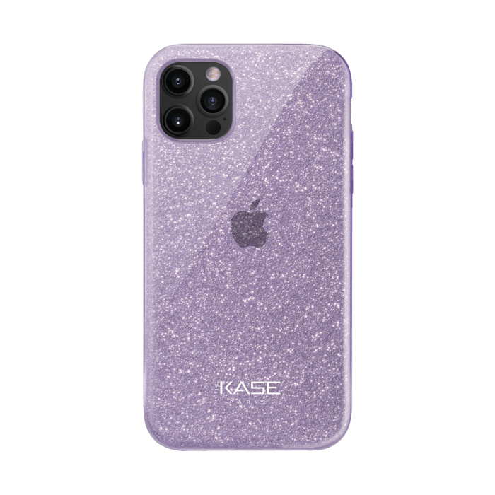 Coque magnétique Baseus Glitter pour iPhone 14 Pro (violet) +