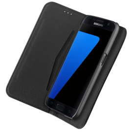 Etui et Coque slim magnétique 2-en-1 GEN 2.0 pour Samsung Galaxy S7, Noir