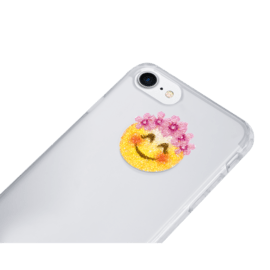 Case Swarovski&reg; Emoji Crystal Sticker, Sakura