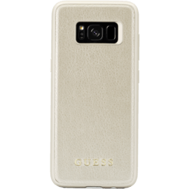 Guess Iridescent Coque pour Samsung Galaxy S8, Dorée