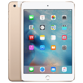 iPad mini 4 Wifi+4G reconditionné 64 Go, Or, SANS TOUCH ID