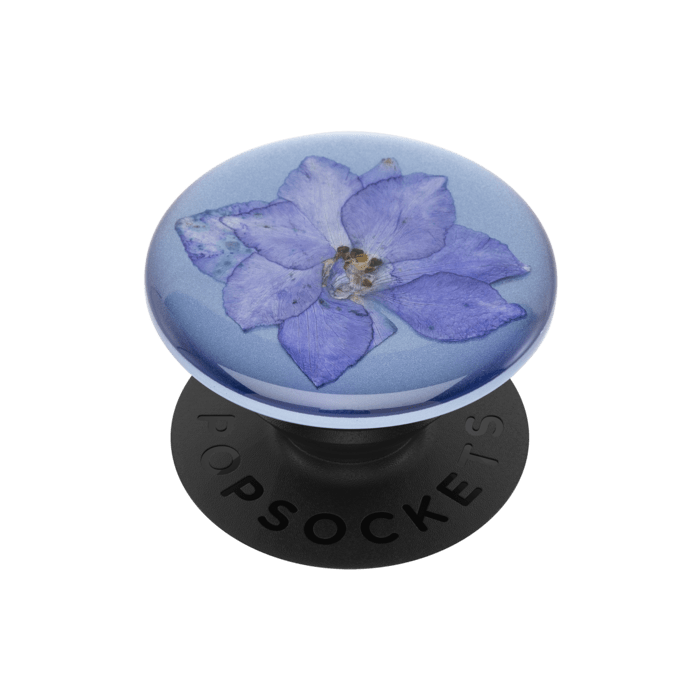 PopSockets PopGrip, Fleur Pressée Pieds-d'Alouette Violet